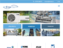 Tablet Screenshot of frostec.lt